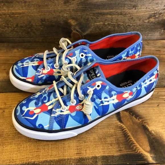 Sperry Top-Sider Women's Size 6.5M Swim Swimming Athletic Triathlon Ladies Flats - Picture 3 of 7